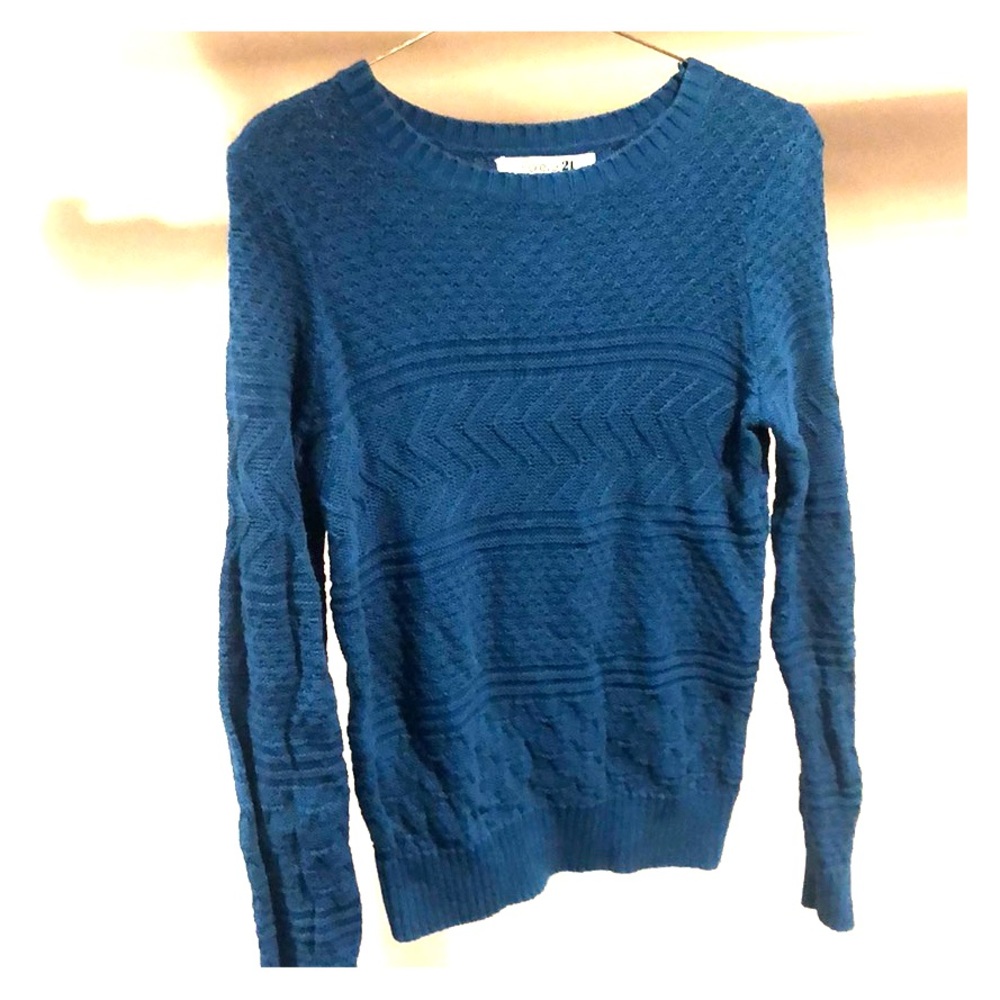 Blue Knit Sweater